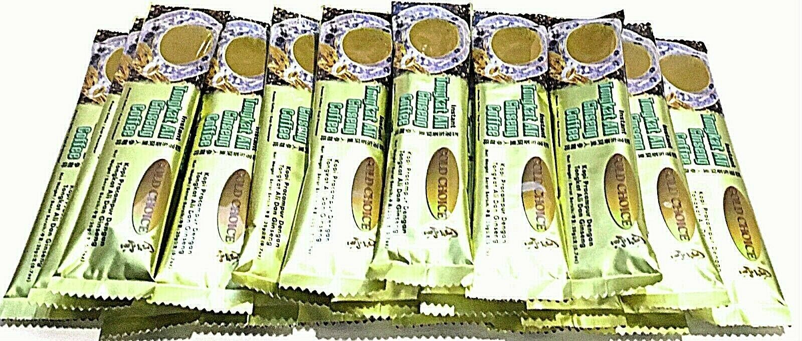 Gold Choice TongKat Ali Ginseng Instant Premix Coffee 10 Sticks x 20 g