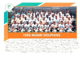 1986 Miami Dolphins 8X10 Team Photo Picture Nfl Football - $3.95