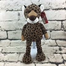 VTG Russ Berrie CHASE Leopard Cheetah Plush 12” Floppy Beanbag Stuffed T... - $19.79
