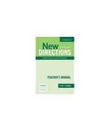 New Directions Teacher&#39;s Manual: Reading, Writing and Critical Thinking NEW - $23.90