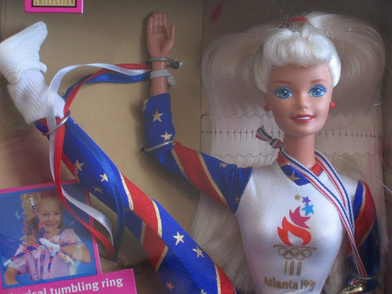 Barbie Olympic Gymnast 1996 Atlanta Games Doll NIB - Dolls, Clothing