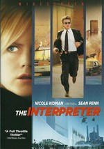 The Interpreter DVD Nicole Kidman Sean Penn Widescreen - $2.99