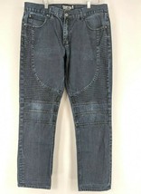 Born Fly Denim Jeans Men&#39;s Sz 36 Straight Dark Anytown USA (aa3) - $35.99