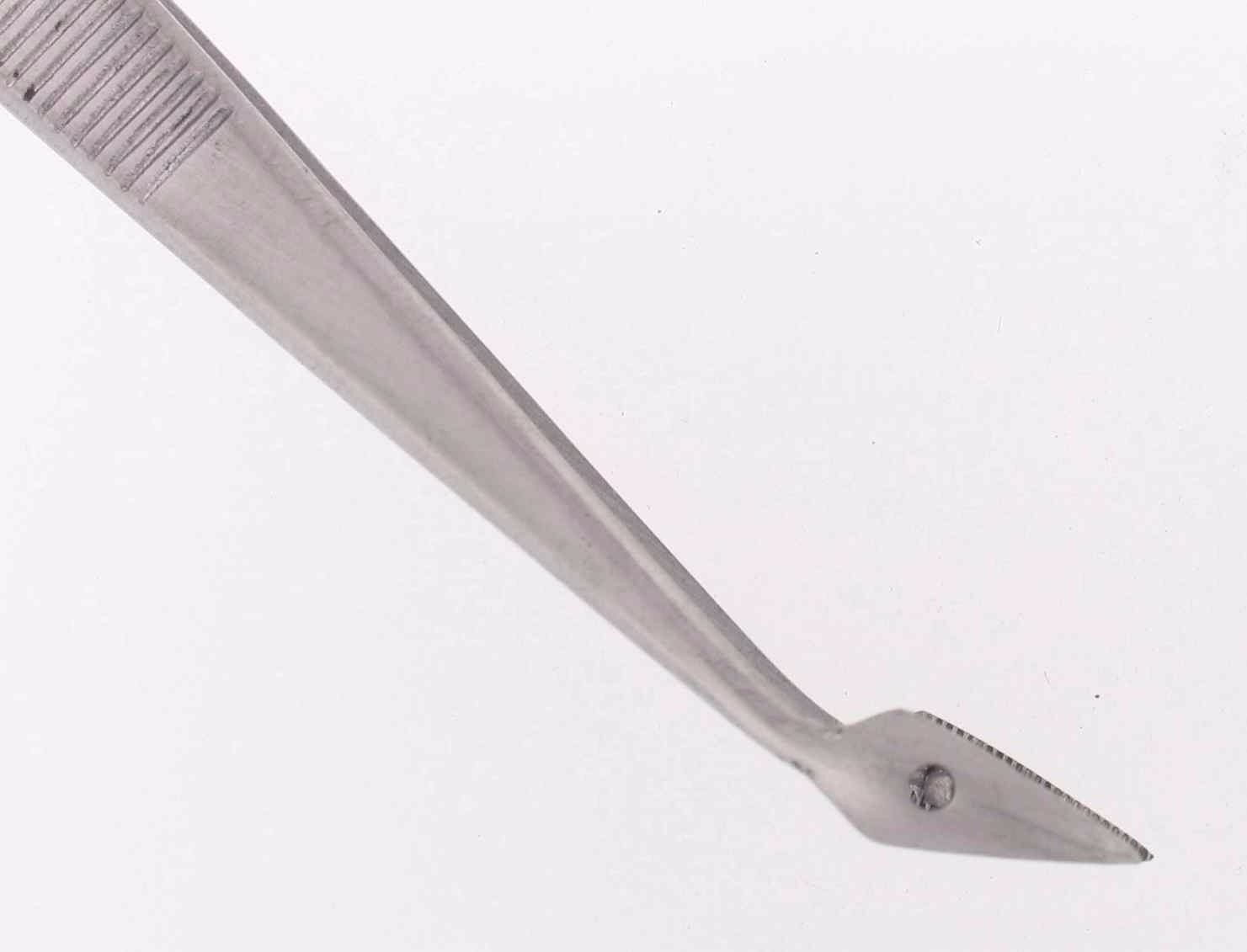 12 PIECES STAINLESS STEEL SURGICAL Tweezers 4 1/4 POINTED TIP LOCKING