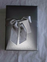 Empty Nordstrom Silver Gray Gift Box Tissue Ribbon Gift Card 10.25x7.25&quot;... - $12.99
