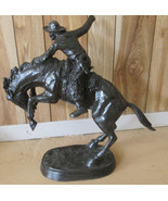 17&quot; &quot;The Bronco Buster&quot;  Bronze  by Frederic Remington - £782.09 GBP
