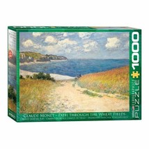 Eurographics 1000 Piece Jigsaw Puzzle - Monet's Path Through The Wheat Fields - $17.81