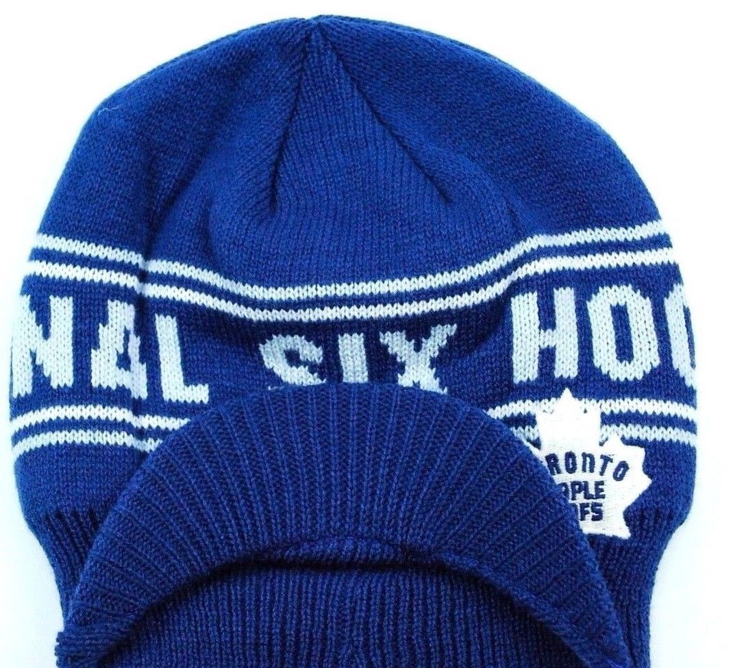 Toronto Maple Leafs CCM NHL Original 6 Team Logo Knit Billed Hockey Hat
