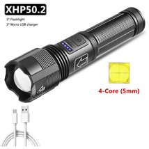 Super Bright X100 9-core Led Flashlight Usb Rechargeable 18650 or 26650 ... - $100.33