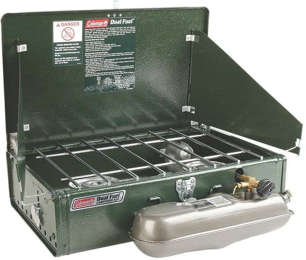 Coleman Cooking Stove Nickel Chrome Grate 14000 BTU 2Burner Liquid
