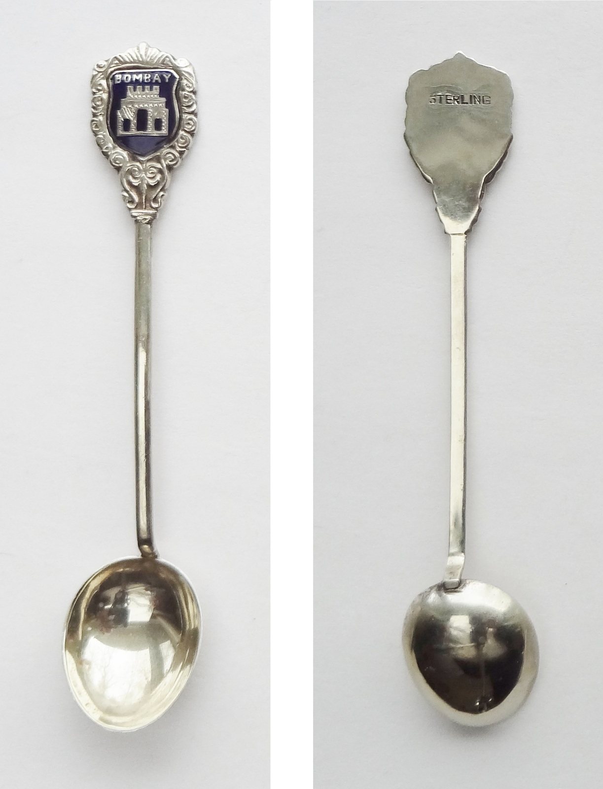 Collector Souvenir Spoon India Mumbai Bombay Gateway of India Sterling