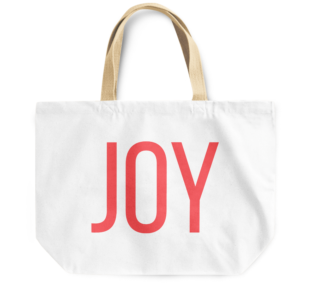Tote Bag JOY Hand Carry Reusable Sturdy Canvas Grocery Shopping Bag Shoulder Bag - Totes, Duffle ...