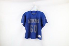 Vintage 90s Russell Athletic Boys XL Spell Out Detroit Lions Football Je... - $35.59