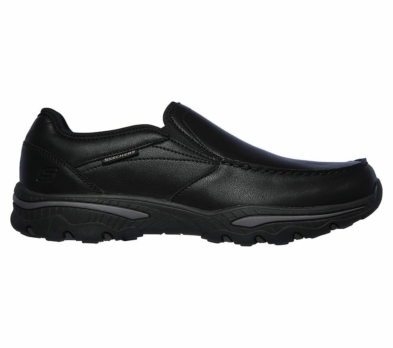 skechers memory foam leather shoes