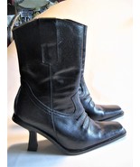 NYLA  N.Y.L.A. Italian Runway style Cowboy Cowgirl rockabilly high heel boots 38 - $46.39