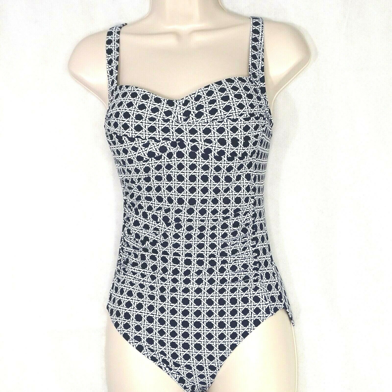 BondEye Australia One Piece Swimsuit Padded Women Size 4 D DD Blue