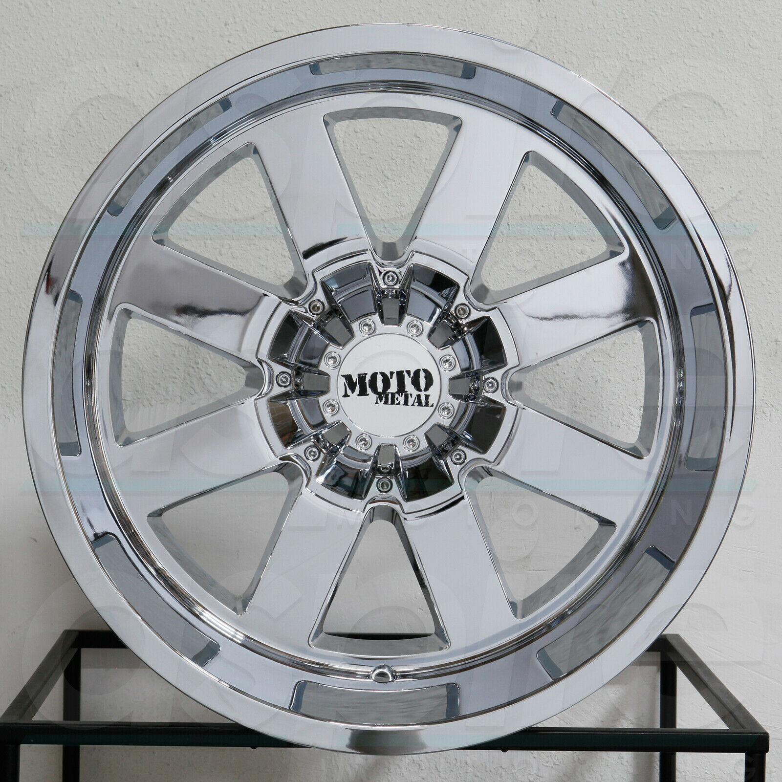 One 20x12 Moto Metal MO962 6x135 44 Chrome Wheels Rims