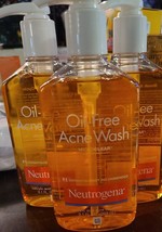 3 new Neutrogena Acne Wash, Oil-Free, 9.1 oz. (K8) - $29.80