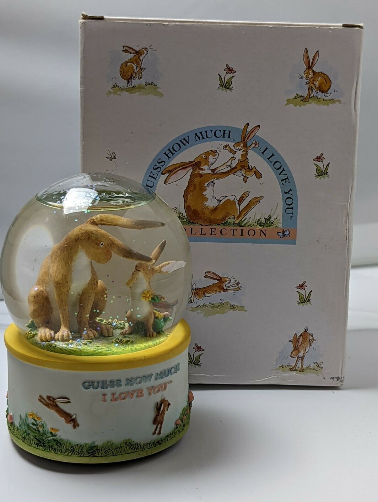 Primary image for San Francisco Music Box Company Guess How Much I Love You Snow Globe