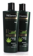 2 Ct TRESemme 13.5 Oz Botanique Hemp Seed Oil Hibiscus & Hydration Shampoo