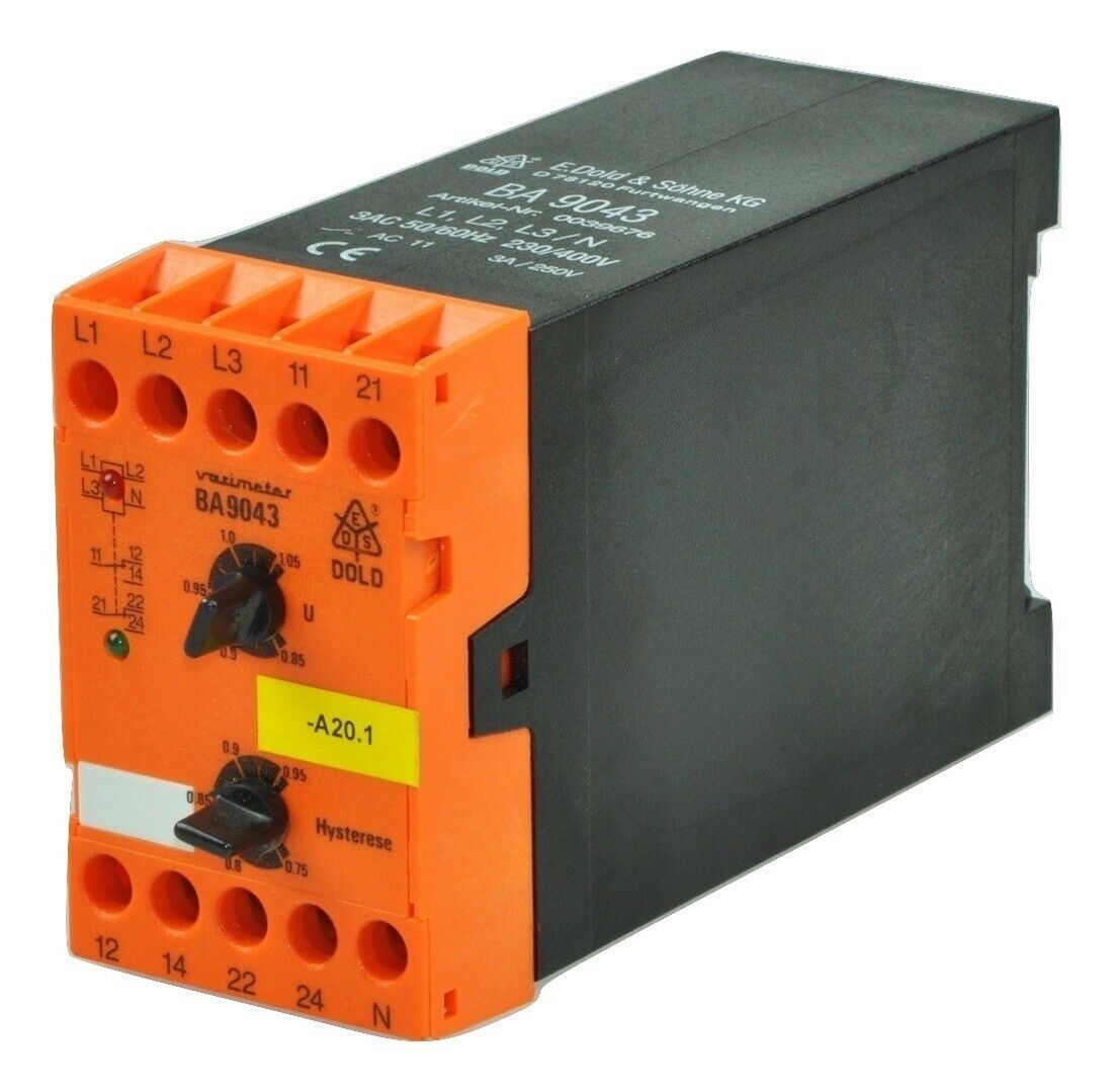 Voltage monitoring relay DOLD BA9043 /S 4161 Safety Relays