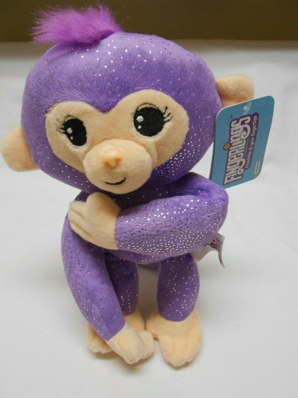 purple stuffed monkey