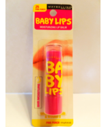 New Maybelline Baby Lips Moisturizing Lip Balm 25 Pink Punch 0.15 Oz Glo... - $2.00