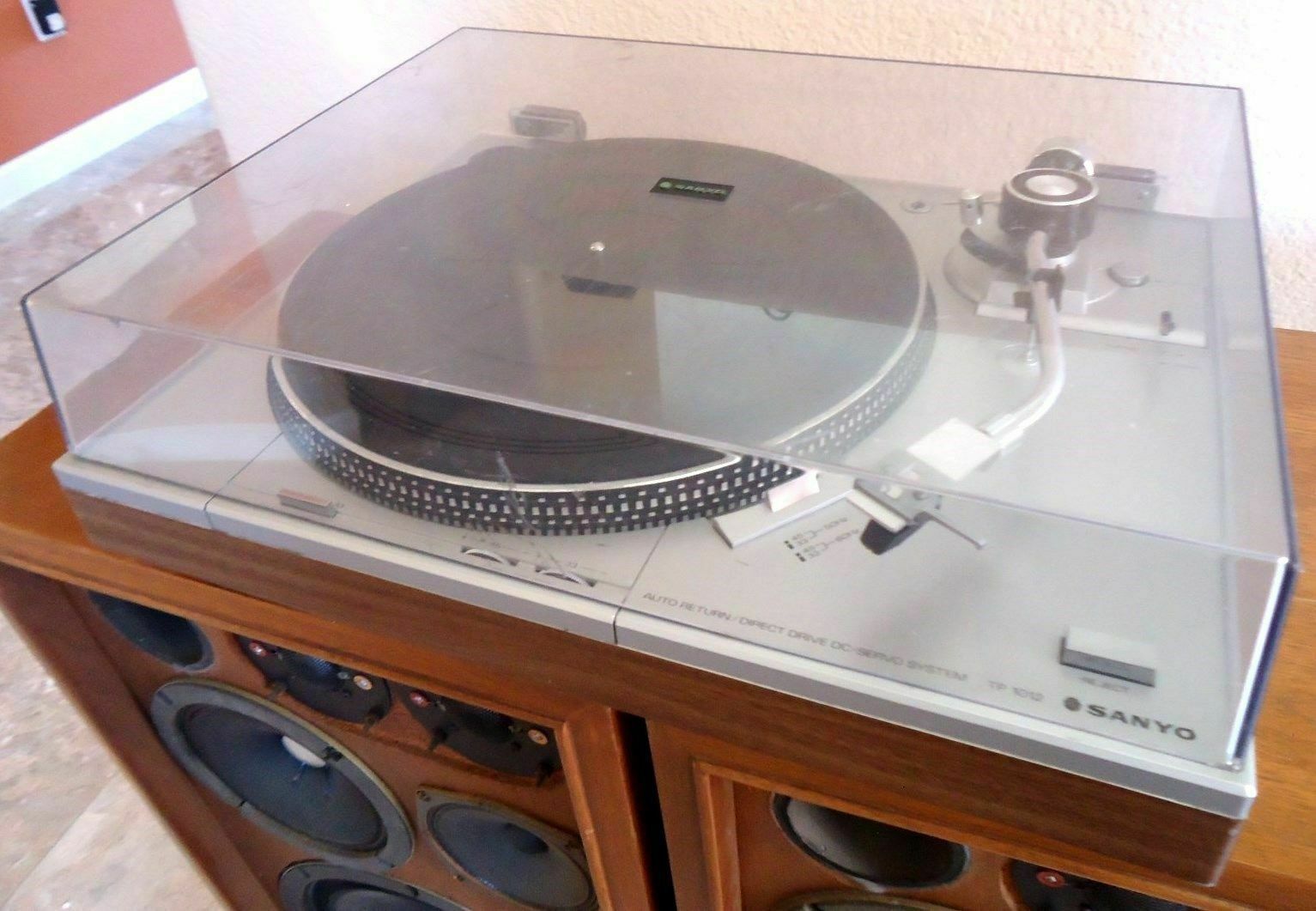 Sanyo TP1012 Direct Drive Turntable & ADC Cartridge No Needle, See