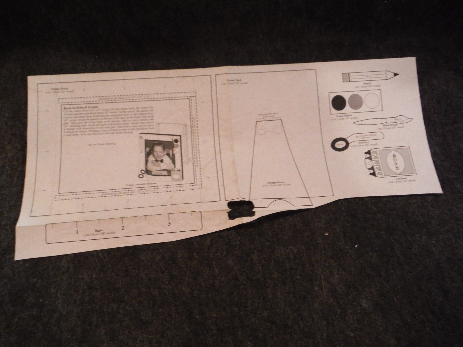 Back To School Frame FC&amp; A Woodworking Craft Pattern ...