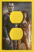 Superman & Wonder Woman Light Switch Duplex Outlet wall Cover Plate Home decor image 10