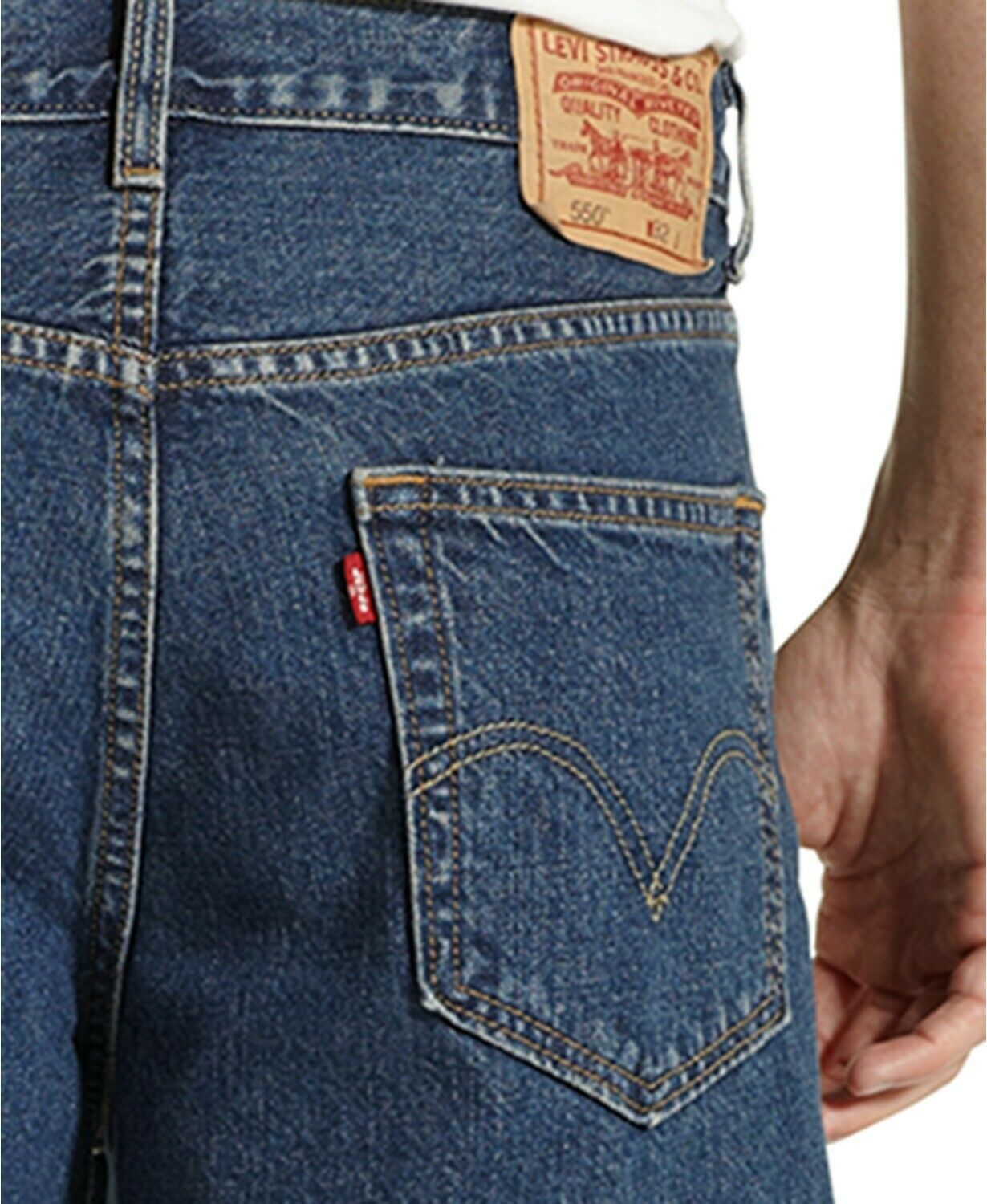 Levi's 550 relaxed fit denim shorts Clearance