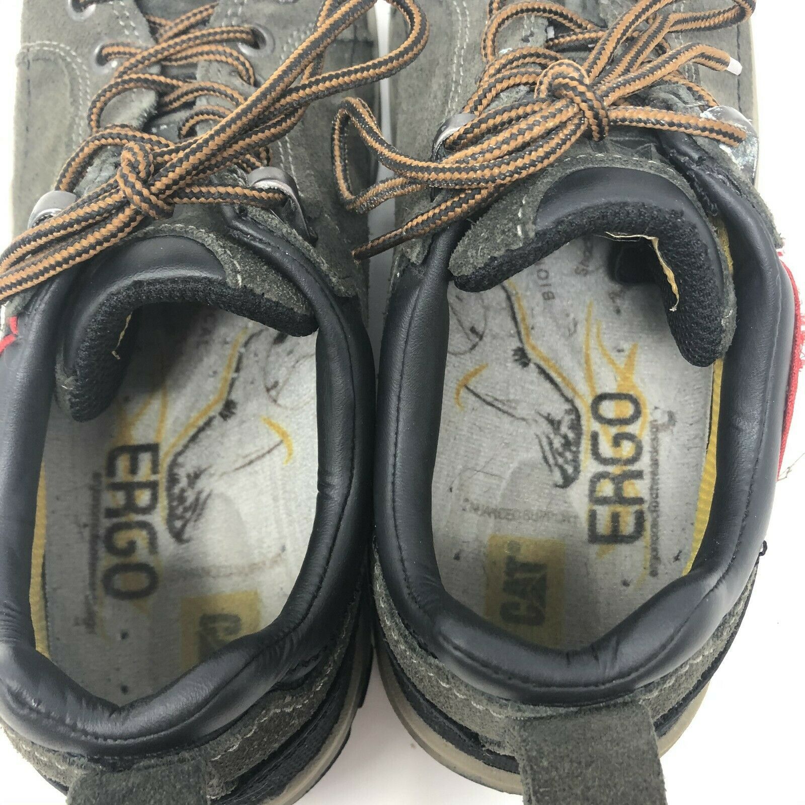 Caterpillar Cat Steel Toe Work Shoes Womens 6.5 Gray Suede Caterpillar Cat Steel Toe Work Shoes Womens 6.5 Gray Suede