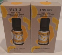 2x Homedics Orange Essential Oil 15ml /0.5oz Therapeutic Grade Cleansing... - $19.99
