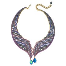 Heidi Daus "Collar Couturier" Crystal Deco Necklace, BRAND NEW! - $698.95