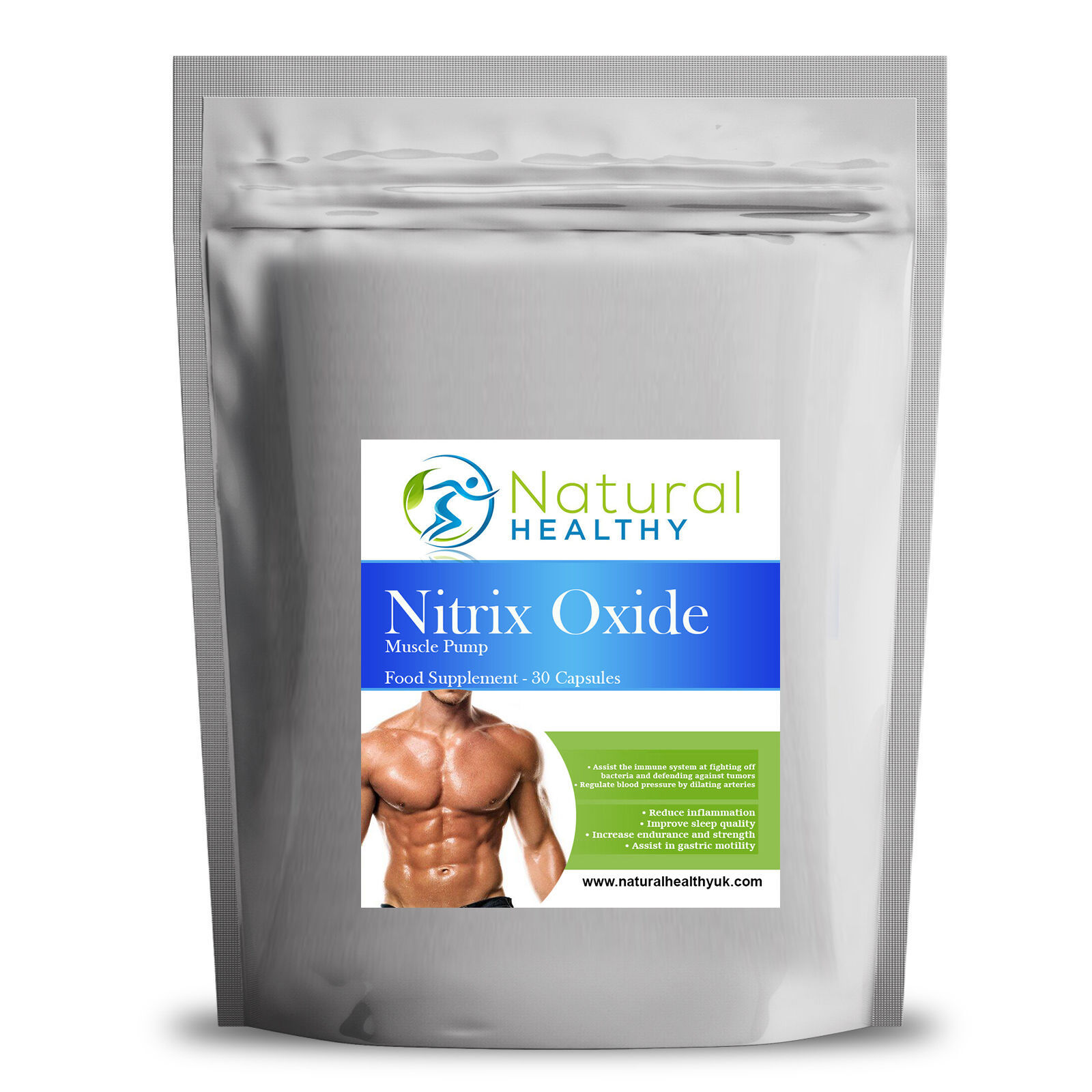 360 Nitric Oxide Capsules Increase Muscle size and Burn Body fat UK Supplement Herbal