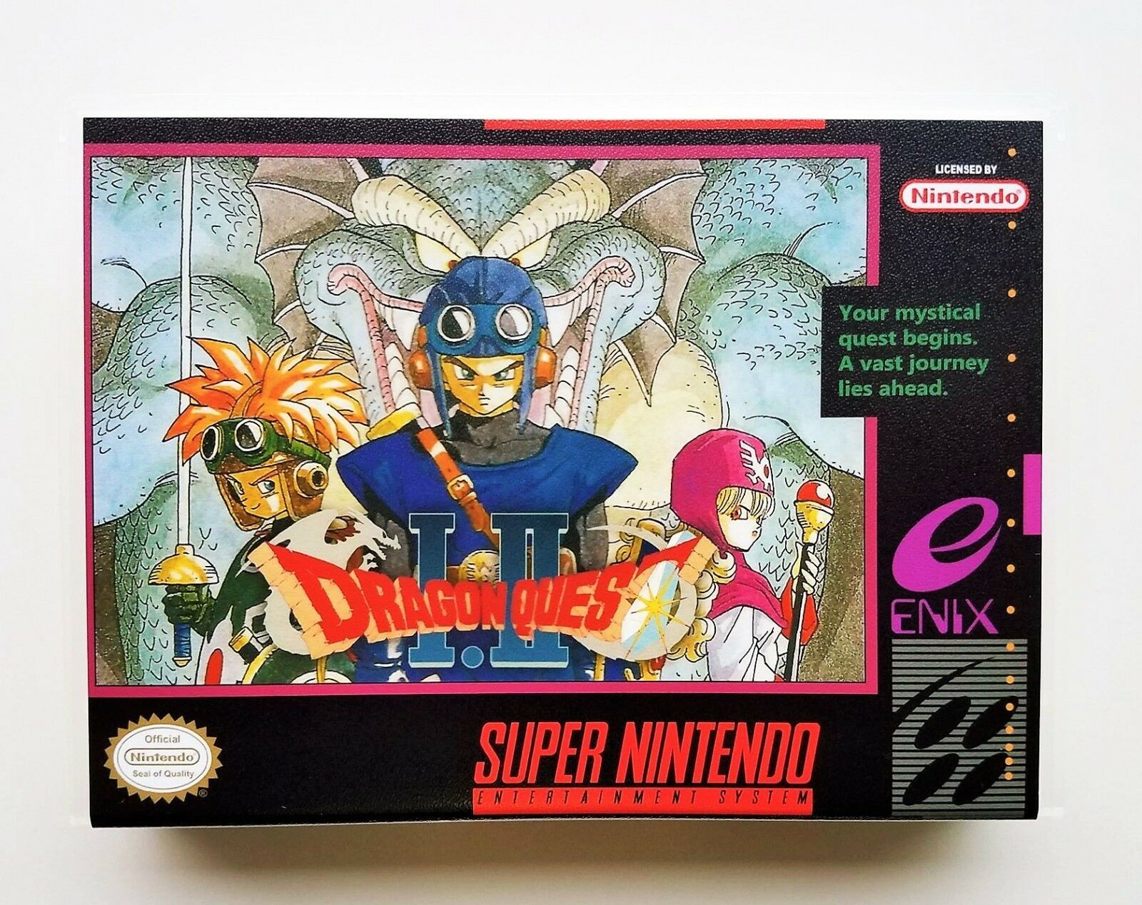 Dragon Quest 1 & 2 (Warrior I & 2) SNES Super Nintendo (English ...