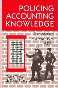 Critical accounting Search: Police activity knowledge: the market for