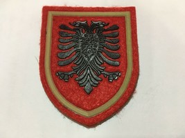 ALBANIA ARMY MILITARY PATCH POLICE BADGE SHOULDER PATCHES INSIGNIA ALBANIAN - $7.60
