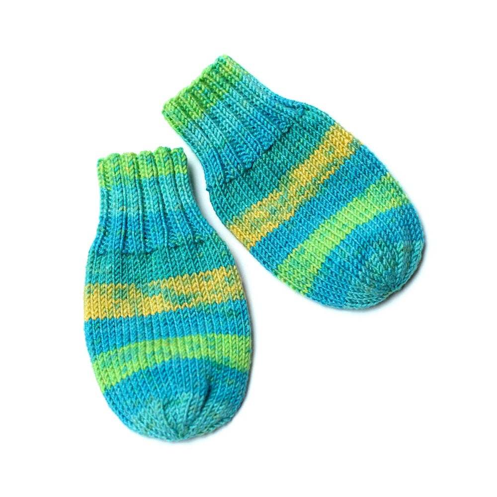 WoolFree Baby Mittens, Hand Knit No Thumb Gloves & Mittens