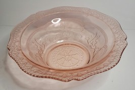 Federal Pink Depression 8.5&quot; Serving Bowl Patrician Pattern - $35.00