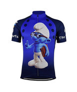 THE SMURFS Cycling Jersey Shirt Retro Bike Ropa Ciclismo MTB Maillot - £23.88 GBP