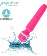 Pure Love Vibrator Wand, Personal Body Massager, Rechargeable Usb, Pink - $39.90