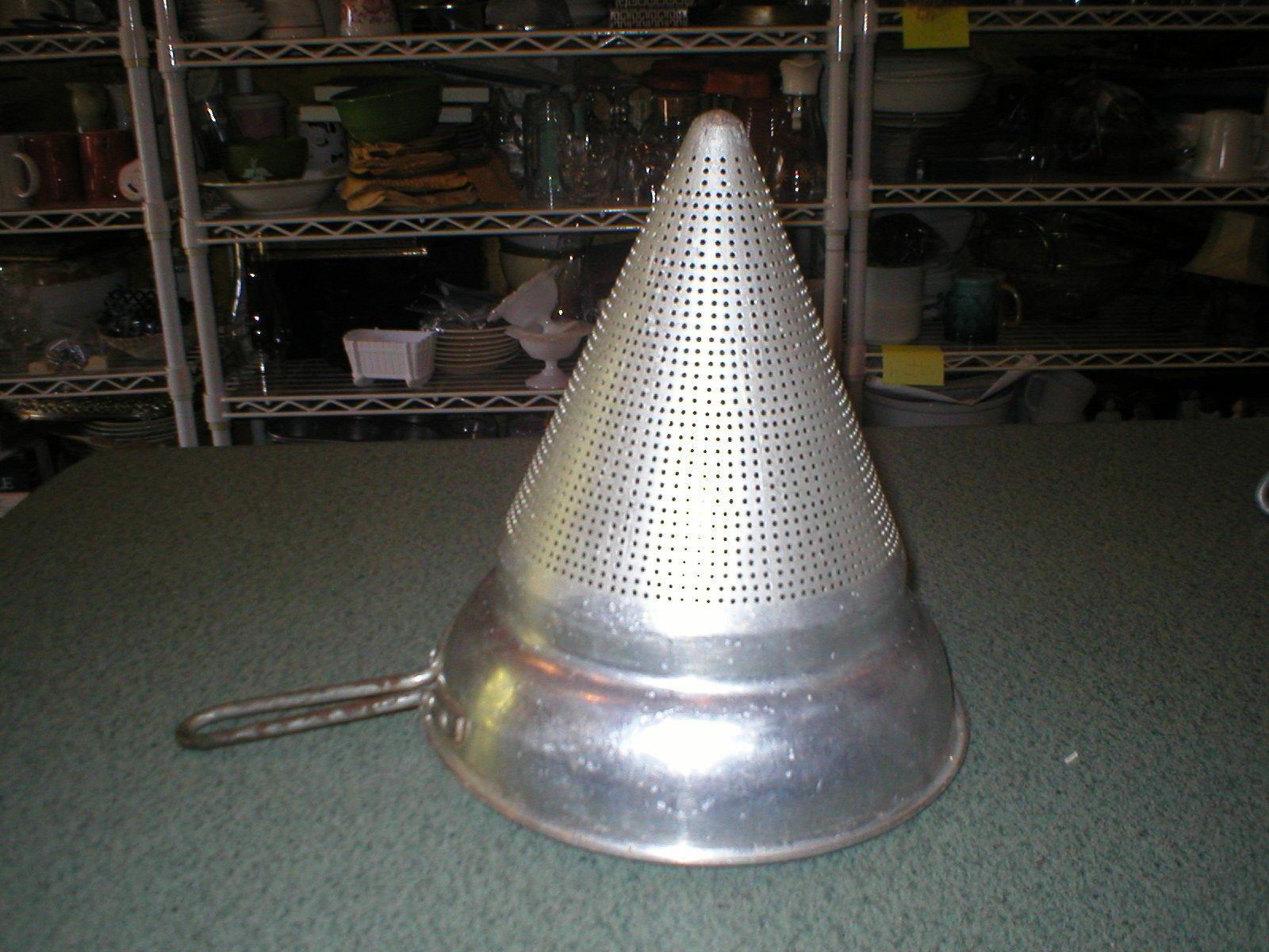 Vtg 9" Canning Strainer Ricer Jelly Jam Metal Colander Only No Stand 51