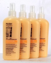 4 Bottles Rusk Sensories 8 Oz Brilliance Color Keeping Leave-In Conditioner