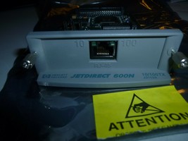 HP J3113A Jet Direct 600N RJ-45 Ethernet 10/100 Adapter Module/Print Server - $29.69