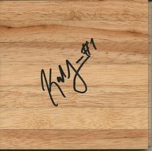 Kalin Lucas Signed 6x6 Floorboard Michigan State MSU