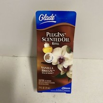 Glade Plugin Scented Oil Refill Vanilla Breeze HTF  - $24.99