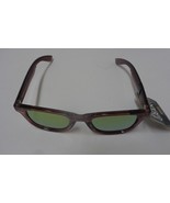 Foster Grant Sunglasses Wood Design Frame Mirrored NWT 100% UVA UVB Prot... - $11.99