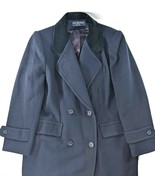 JG Hook Navy Blue Womens Size 10 Wool Overcoat Vintage USA - $34.07
