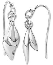 Giani Bernini Italian Silver Leaf Drop Earrings in Sterling Silver MSRP $68 - $29.15